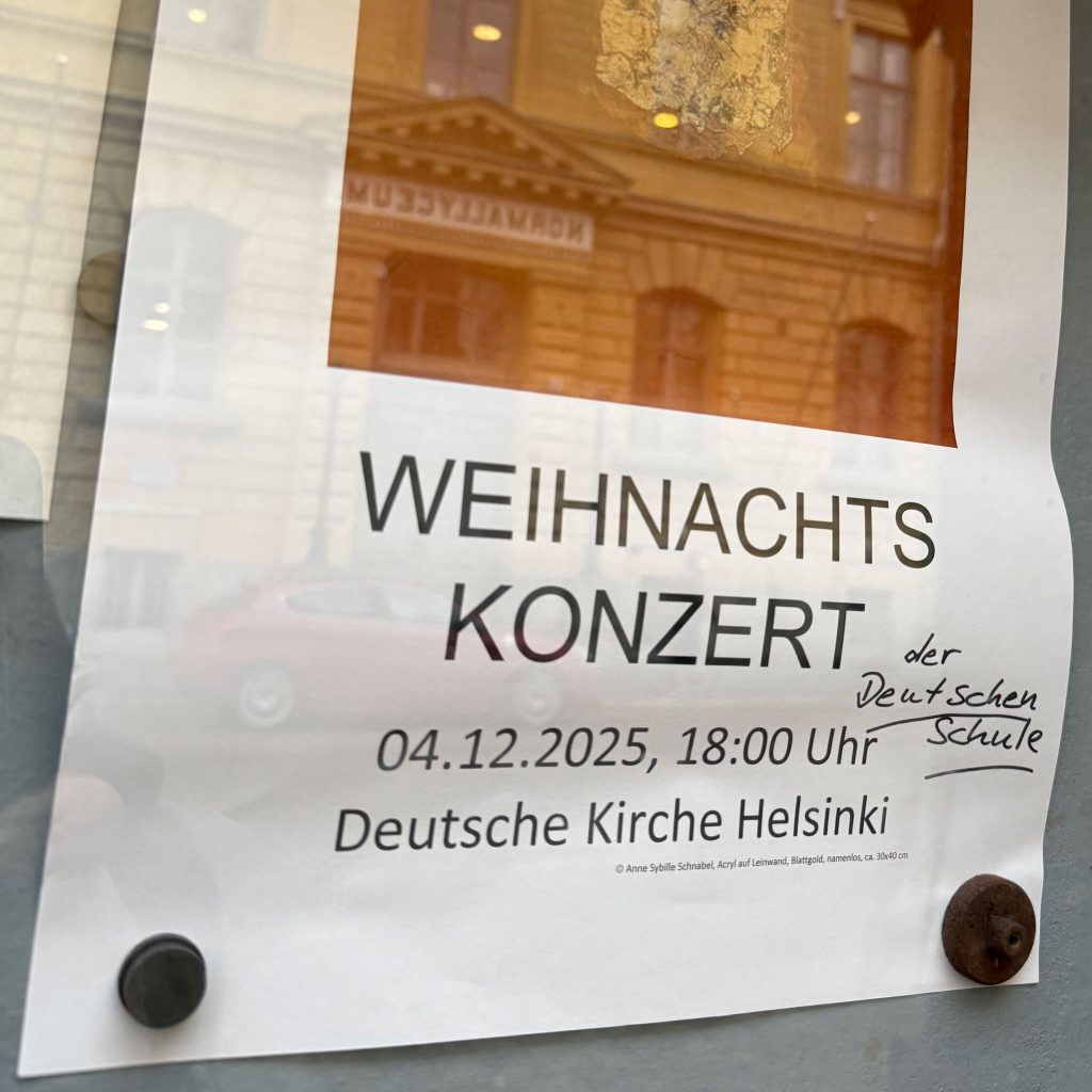 Konzert der Musikschule der Deutschen Schule Helsinki (DSH)