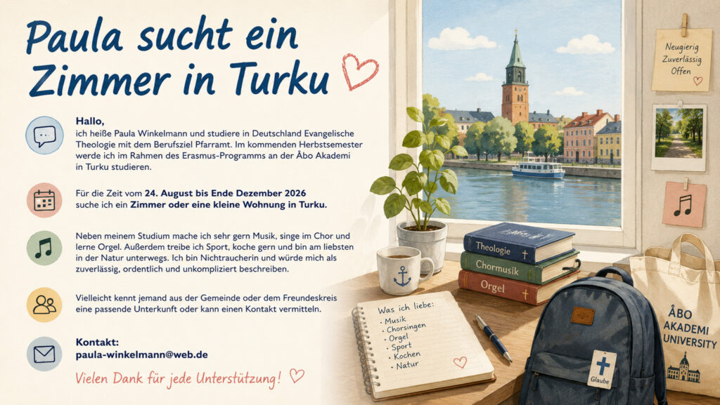 Paula sucht ein Zimmer in Turku
